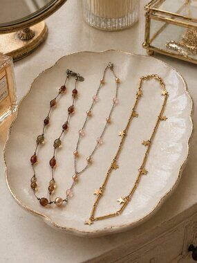 Layered! Mixed Necklace Bundle – Gold, Pearl & Beaded Styles